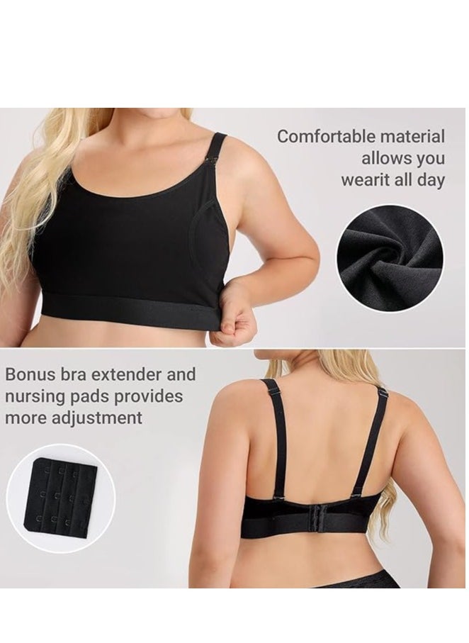 Generic - Hands Free Pumping Bra, Adjustable Breast-Pump Holding and Nursing Bra - Image 1