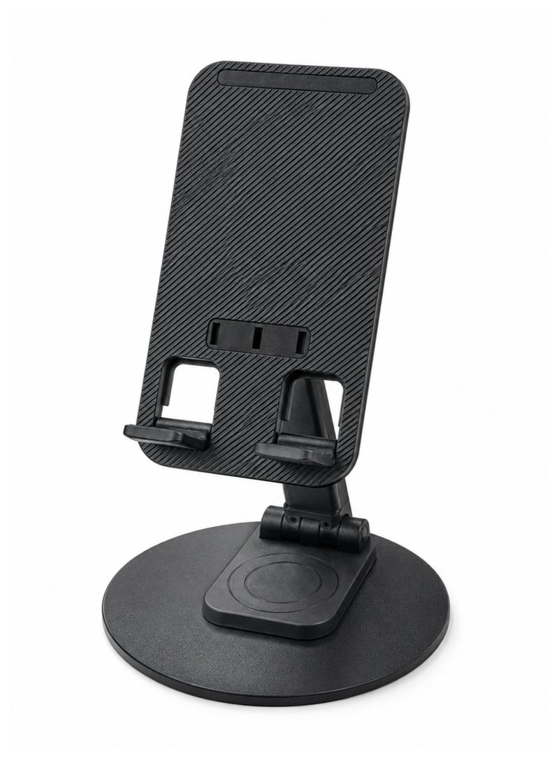 360° Rotating Foldable Mobile Stand Holder for Desk - Compatible with Smartphones, Tablets, and Nintendo Switch - Image 1