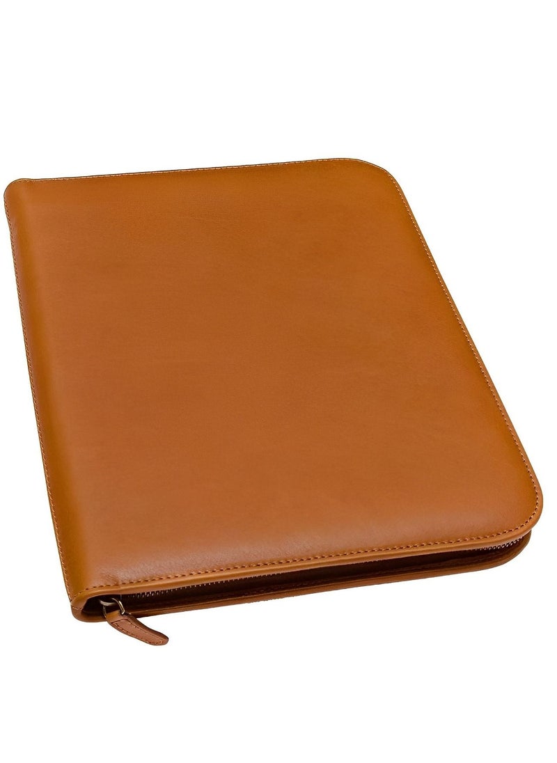 Tip Top - Executive Business High Quality A4 File Folder Portfolio Brown - Image 1