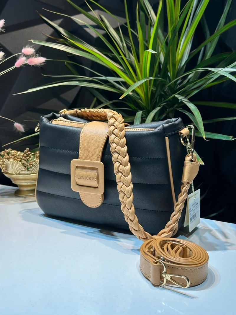 ليفيدور LEVDR.930059.SYH Special Color Combination Hand and Shoulder Bag Designed Artificial Leather Women's Shoulder and Shoulder Bag