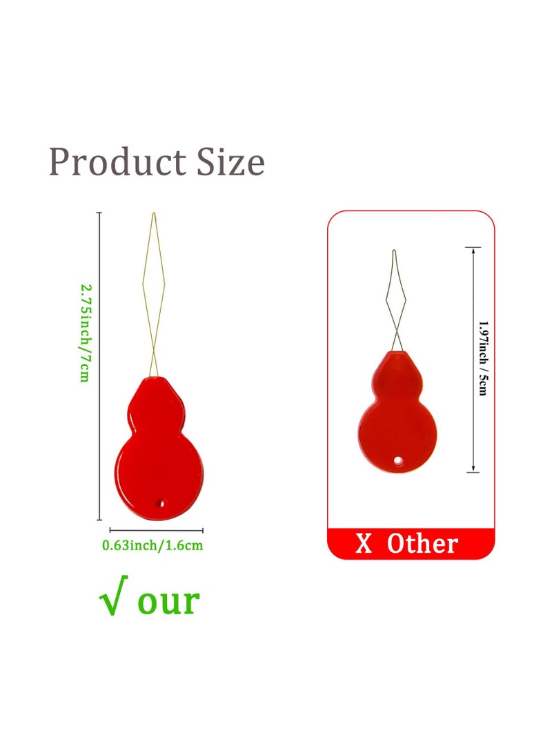 سونسر خيوط إبرة، خيوط إبر بلاستيكية للخياطة اليدوية، خيوط إبر على شكل قرع لماكينة الخياطة مع صندوق شفاف، خيوط إبر العيون الصغيرة، التطريز، فنون الخياطة اليدوية، 40 قطعة - Image 2