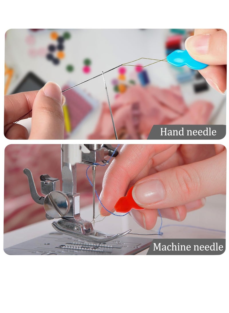 سونسر خيوط إبرة، خيوط إبر بلاستيكية للخياطة اليدوية، خيوط إبر على شكل قرع لماكينة الخياطة مع صندوق شفاف، خيوط إبر العيون الصغيرة، التطريز، فنون الخياطة اليدوية، 40 قطعة - Image 5