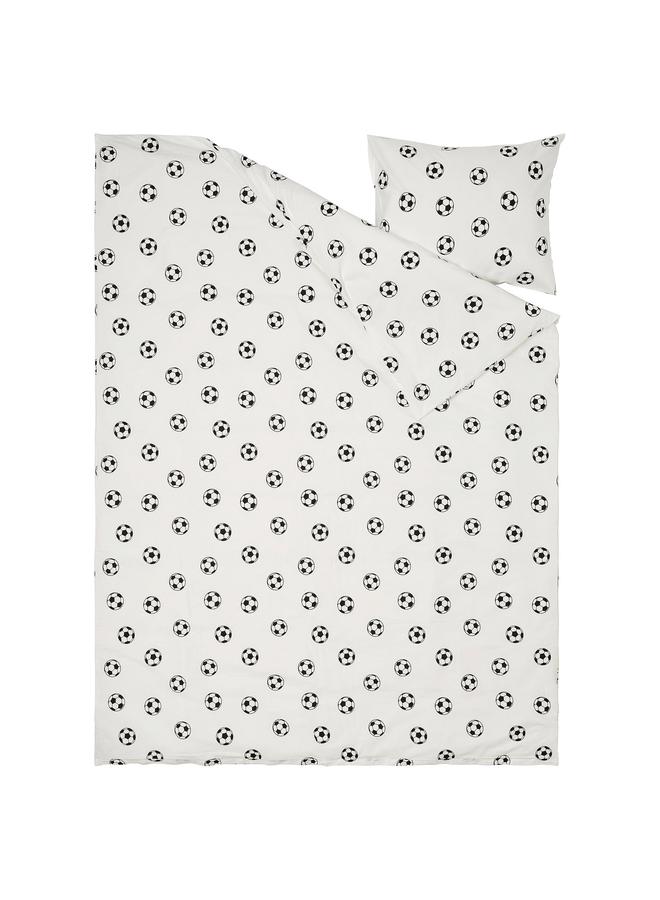 erorex Duvet cover and pillowcase, football pattern, 150x200/50x80 cm - Image 2