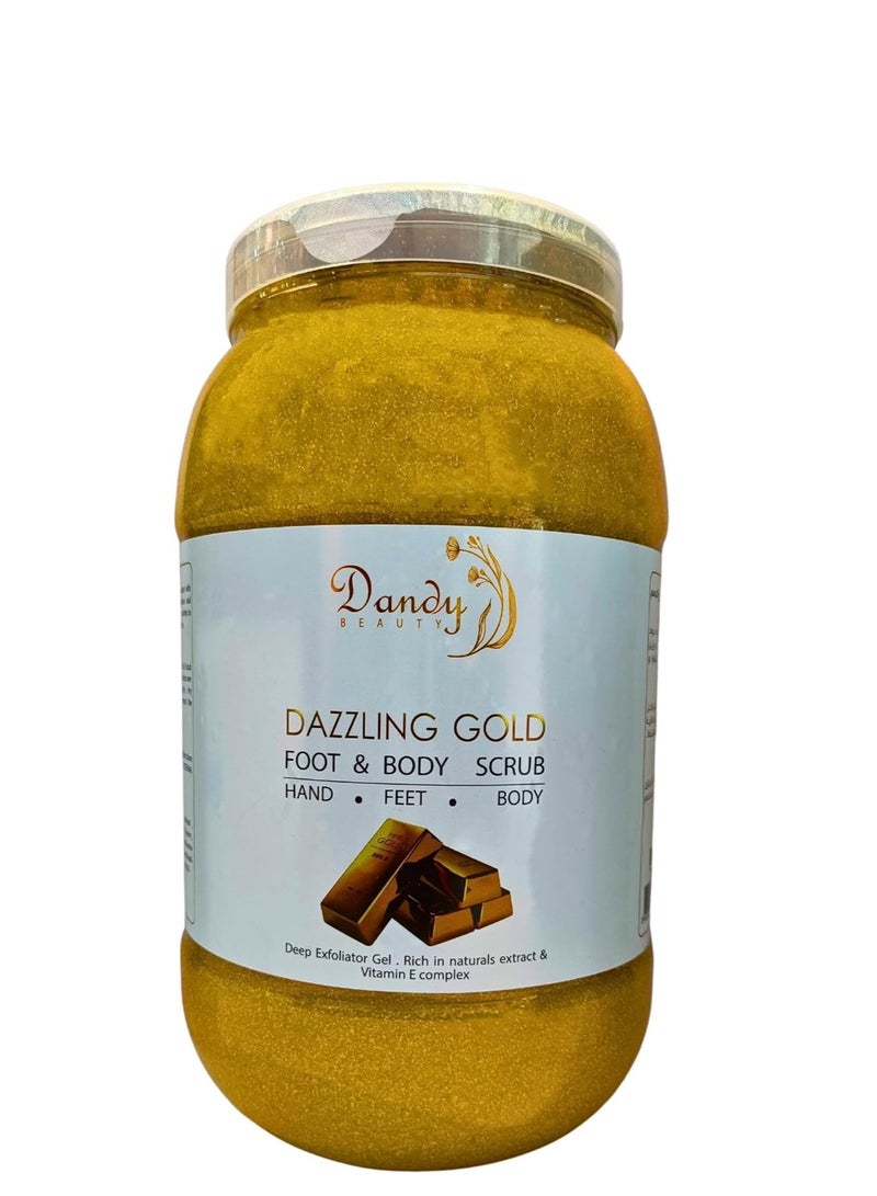 Dandy Beauty Body Scrub Dazzling Gold – 5kg Exfoliates and remove dead skin cells to visibly radiant smooth skin - Image 1