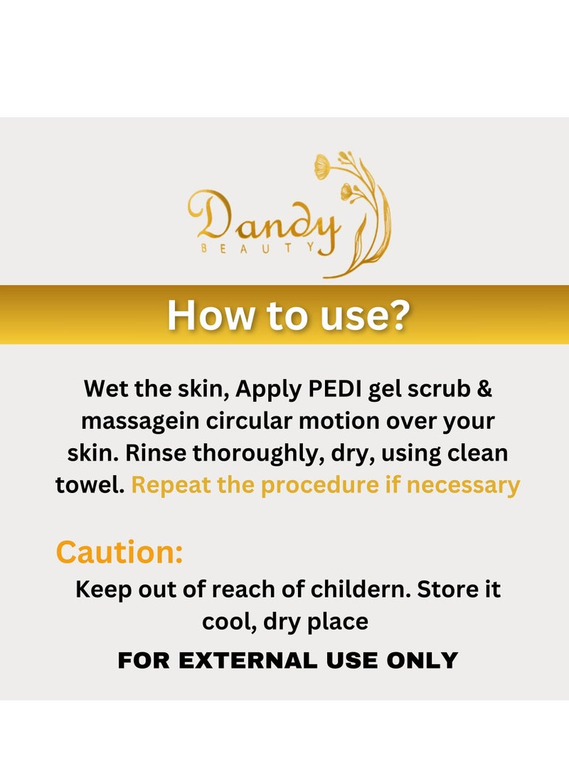 Dandy Beauty Body Scrub Dazzling Gold – 5kg Exfoliates and remove dead skin cells to visibly radiant smooth skin - Image 3