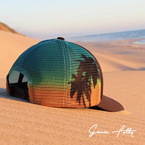 Grace Folly Kids Trucker Hat Youth Baseball Cap for Boys & Girls 5-12 Years Old (Kids, Palm Beach) - Image 3