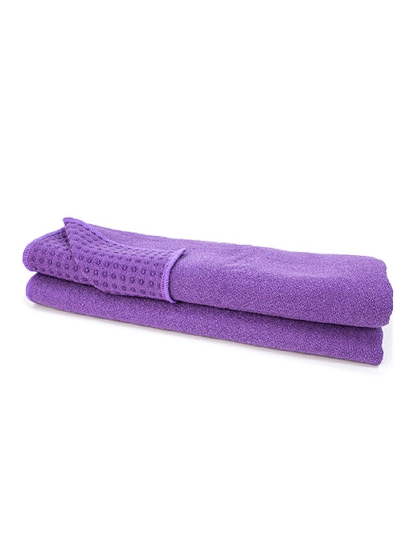 Nariele Yoga Microfiber Toweel Purple -Yoga towel -Exercise Tower -183 ×61 cm