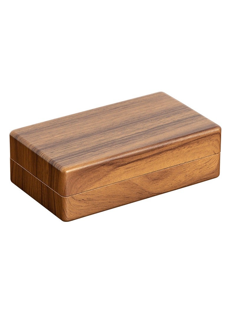 general Jewelry box wooden storage box for storing jewelry rings earrings and necklaces - Image 3