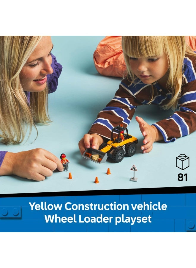 LEGO Lego City Yellow Construction Wheel Loader 60450 (81) Pieces  - Image 3