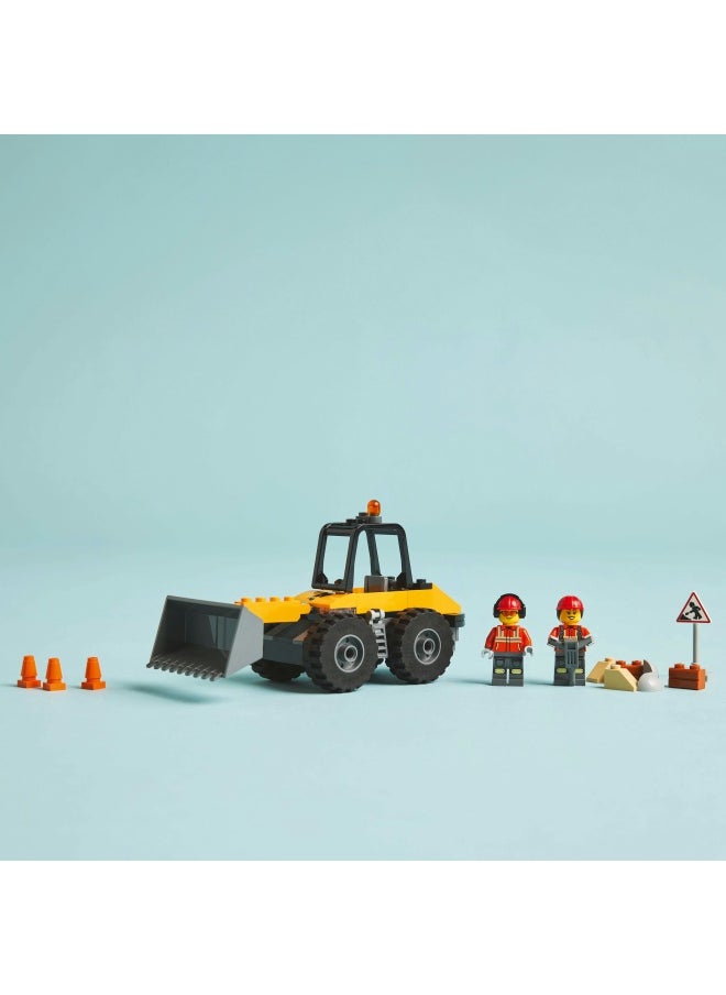 LEGO City Yellow Construction Wheel Loader Toy - Vehicle Building Set for Toddlers, 4+ Year Old Boys & Girls - Preschool Montessori Gift Ideas - 60450 (81 pieces)  - Image 5