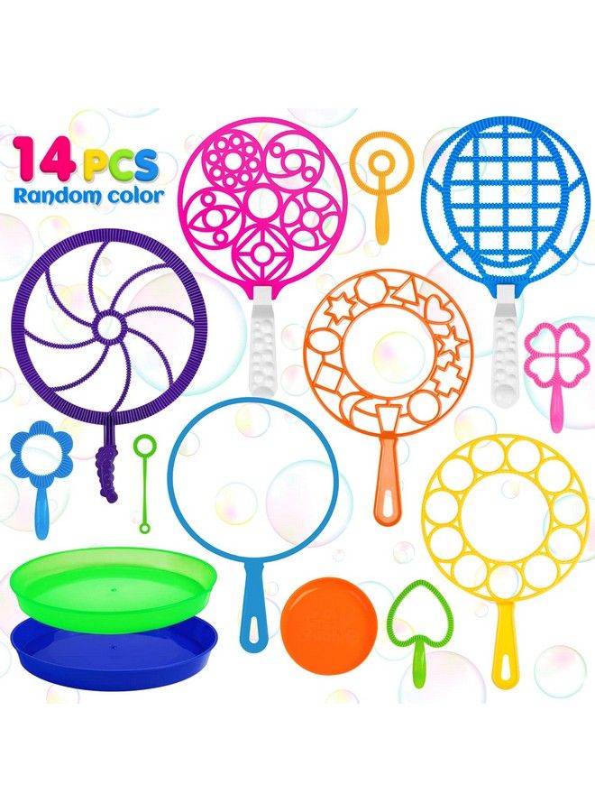 Roberly طقم أعواد الفقاعات ألعاب فقاعات عملاقة كبيرة مع صينية لتشكيل الفقاعات مضحك للأطفال والبالغين نشاطات الصيف الخارجية حفلات هدايا عيد الميلاد ألعاب - Image 1