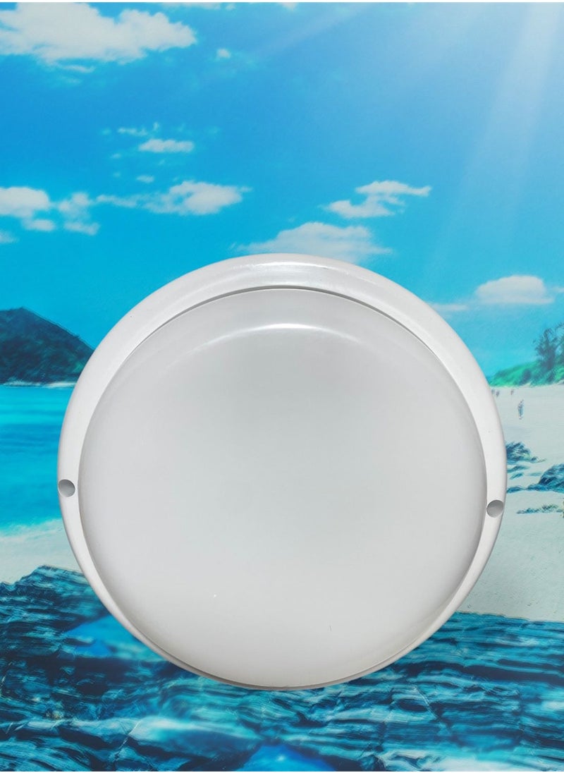 SIRAGE 12-watt floodlight with white lighting led  with a sensor, suitable for residential and administrative corridors and entrances, easy to install, energy saving  - Image 1
