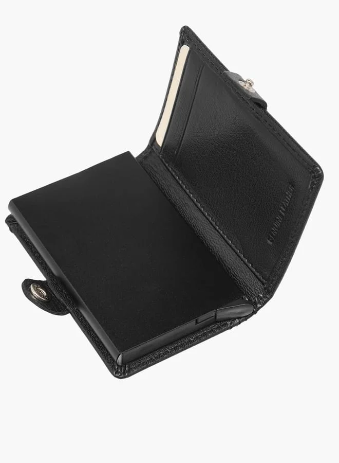 دوتشيني Mens' Stitch Detail Bi-Fold Cardholder