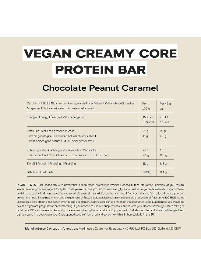 Maxi Nutrition Chocolate Peanut Caramel Creamy Core Protein Bar  - Image 4