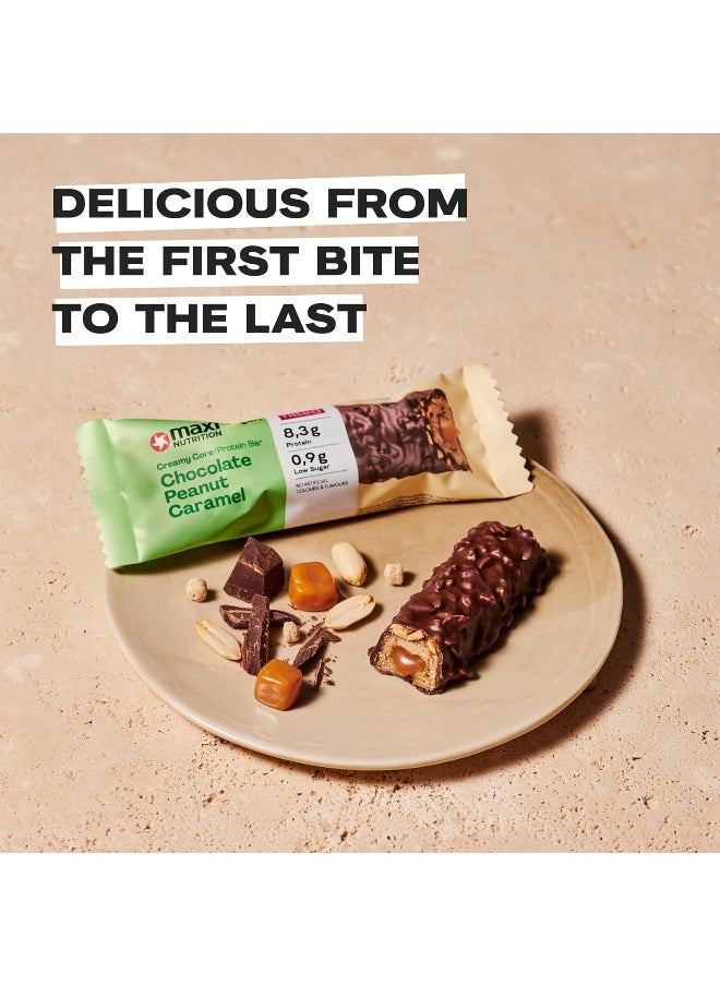 Maxi Nutrition Chocolate Peanut Caramel Creamy Core Protein Bar  - Image 3