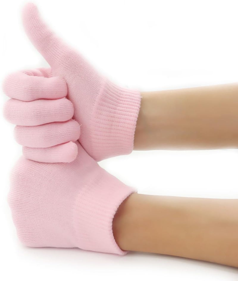 Uonlytech Beauty Care Gel Gloves 1 Pair Moisturizing Spa Natural Gel Hand Care Gloves for Dry Hands Repair and Treatment - Image 3