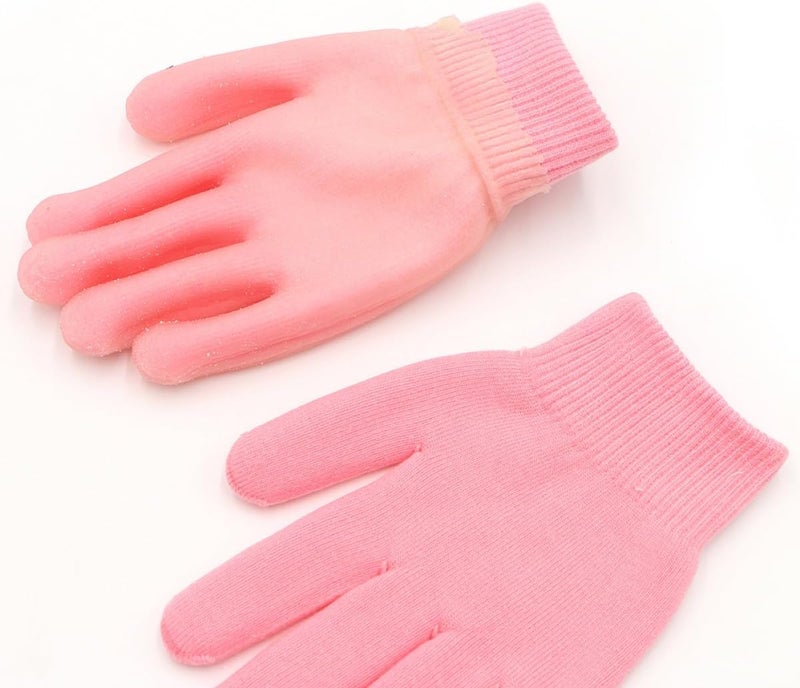 Uonlytech Beauty Care Gel Gloves 1 Pair Moisturizing Spa Natural Gel Hand Care Gloves for Dry Hands Repair and Treatment - Image 2