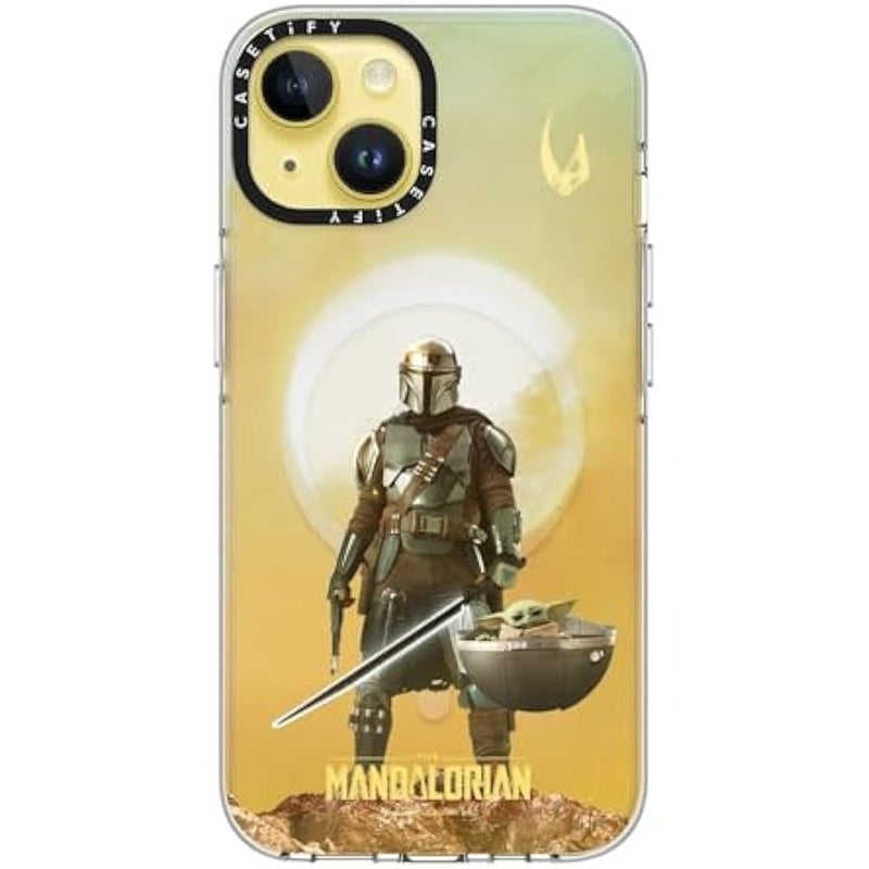 Casetify Clear iPhone 14 Case 【Mandalorian Co-Lab/Not Yellowing / 6.6ft Drop Protection/Compatible with Magsafe】 - A Clan of Two - Clear - Image 3