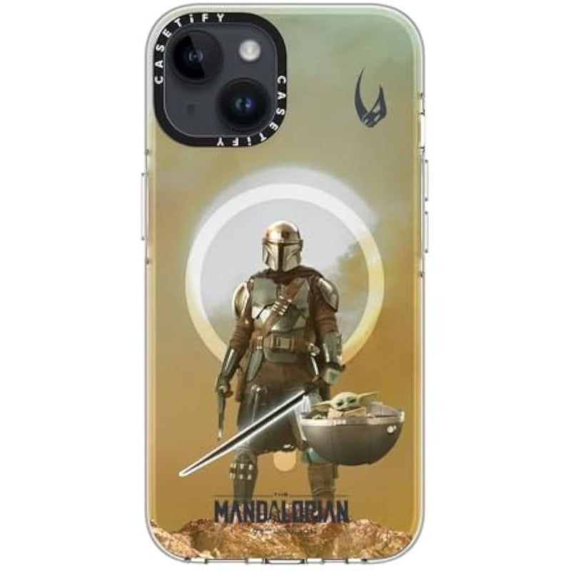Casetify Clear iPhone 14 Case 【Mandalorian Co-Lab/Not Yellowing / 6.6ft Drop Protection/Compatible with Magsafe】 - A Clan of Two - Clear - Image 5