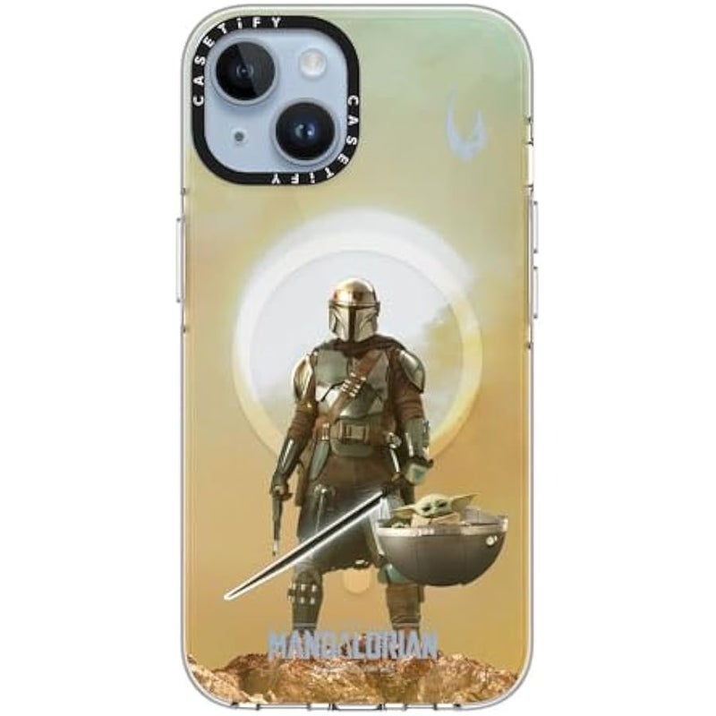 Casetify Clear iPhone 14 Case 【Mandalorian Co-Lab/Not Yellowing / 6.6ft Drop Protection/Compatible with Magsafe】 - A Clan of Two - Clear - Image 4