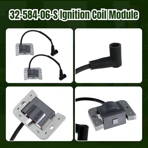Seweder 32-584-06-S Ignition Coil Module Compatible with Kohler KT ZT Engines 7000 Series Lawn Mower Engine KT610 KT740 ZT720 ZT730 Replaces 3258406-S 3258406 3258406S 32 584 06 S, 2 PCS - Image 2