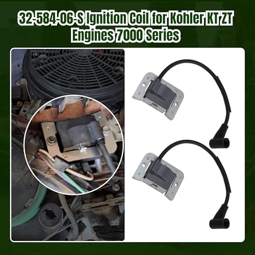 Seweder 32-584-06-S Ignition Coil Module Compatible with Kohler KT ZT Engines 7000 Series Lawn Mower Engine KT610 KT740 ZT720 ZT730 Replaces 3258406-S 3258406 3258406S 32 584 06 S, 2 PCS - Image 5