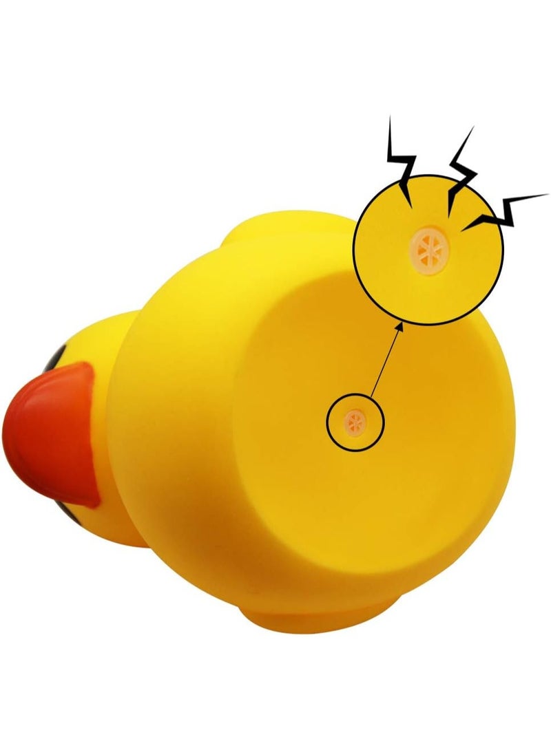 Duck Bath Toy Large Bath Duck Squeak Rubber Duck Baby Shower, 7 Inches - Image 5