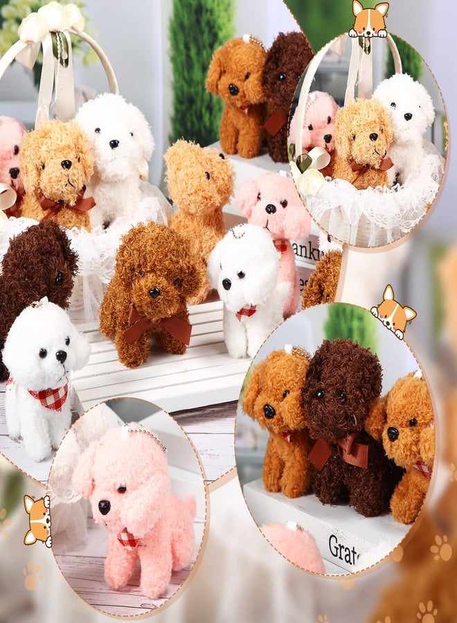 Zomiboo 14 Pcs Mini Plush Dogs Stuffed Animals Bulk Small Puppies 4.7 Inch Tiny Puppy Plushies for Baby Shower Birthday Christmas Party Favors Gift Exchange - Image 5