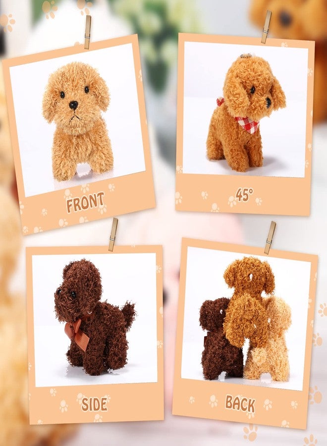 Zomiboo 14 Pcs Mini Plush Dogs Stuffed Animals Bulk Small Puppies 4.7 Inch Tiny Puppy Plushies for Baby Shower Birthday Christmas Party Favors Gift Exchange - Image 3