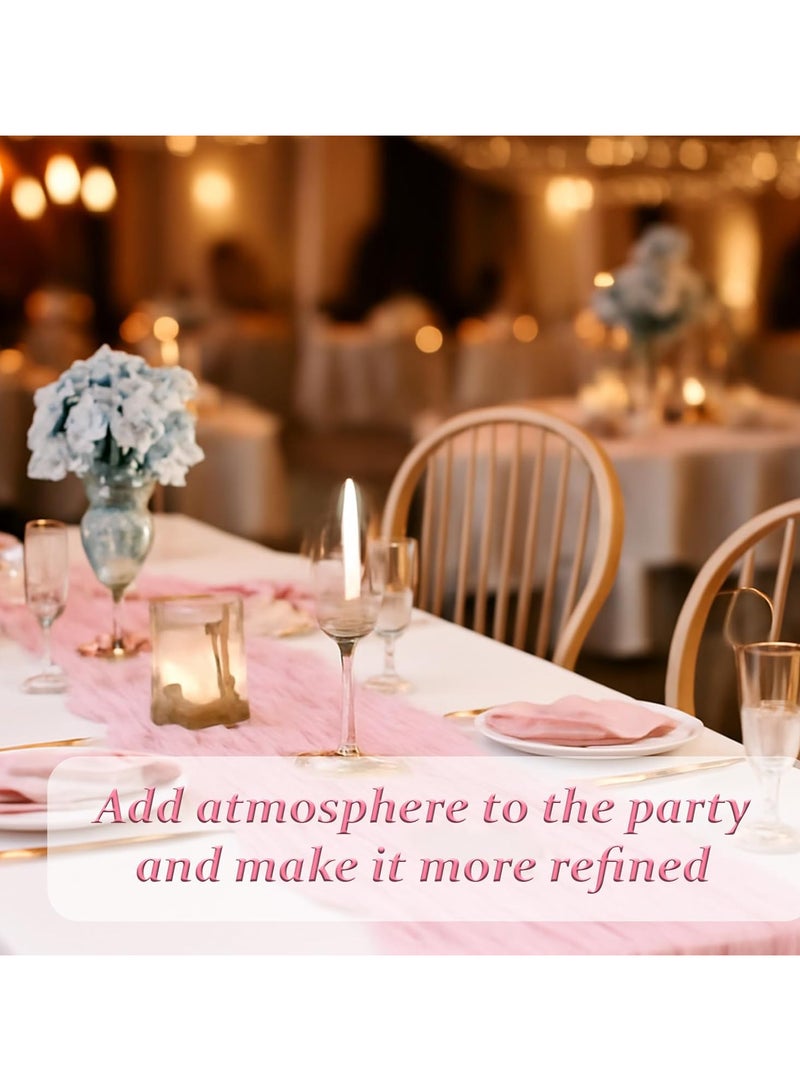 انسجام مفرش طاولة من القماش القطني، ديكورات زفاف، قطع مركزية للطاولة من قماش الطاولة، مفرش طاولة من القماش البوهيمي لحفلات الزفاف، حفلات استقبال العروس، ديكورات الطاولة لأعياد الميلاد - Image 5