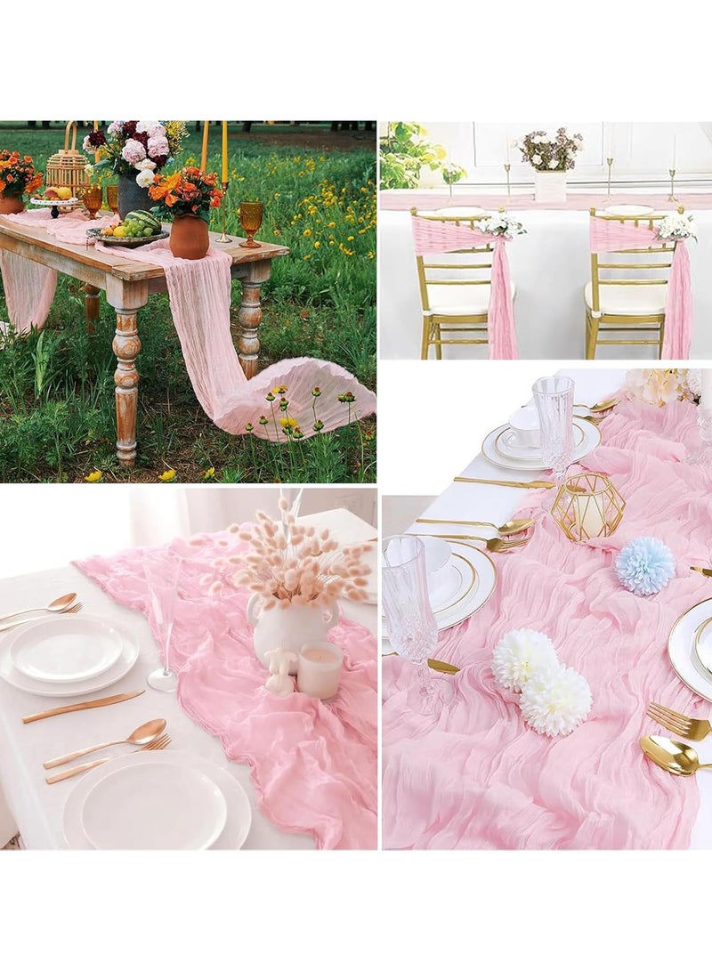 انسجام مفرش طاولة من القماش القطني، ديكورات زفاف، قطع مركزية للطاولة من قماش الطاولة، مفرش طاولة من القماش البوهيمي لحفلات الزفاف، حفلات استقبال العروس، ديكورات الطاولة لأعياد الميلاد - Image 4