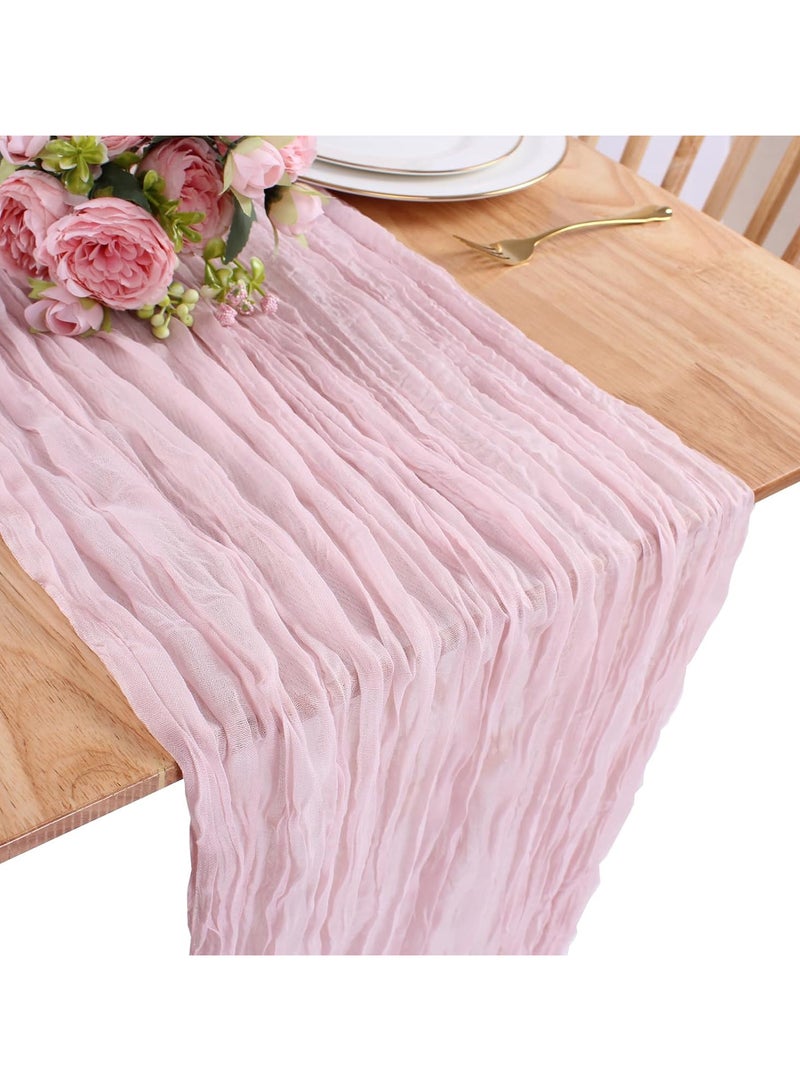 انسجام مفرش طاولة من القماش القطني، ديكورات زفاف، قطع مركزية للطاولة من قماش الطاولة، مفرش طاولة من القماش البوهيمي لحفلات الزفاف، حفلات استقبال العروس، ديكورات الطاولة لأعياد الميلاد - Image 1