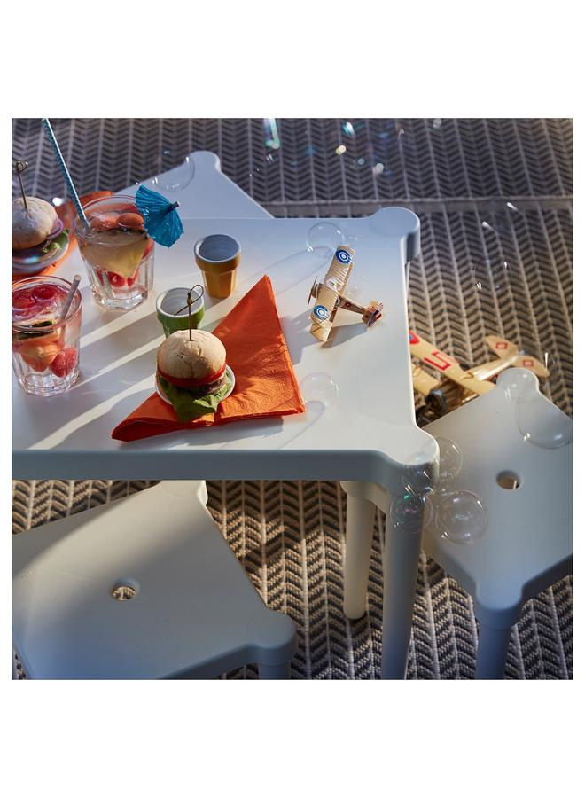 Zaboon Children's table, in/outdoor/white - Image 2