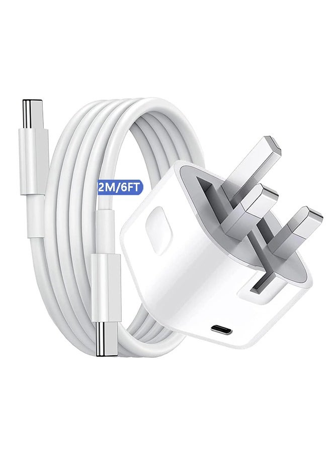 X-level iPhone 20W Fast Charger,USB C Wall Charger Adapter Phone Charger with USB C to Lightning Cable Compatible with iPhone 16/16 Pro/16 Pro Max/iPhone 15/15 Pro/15 Pro Max  - Image 1