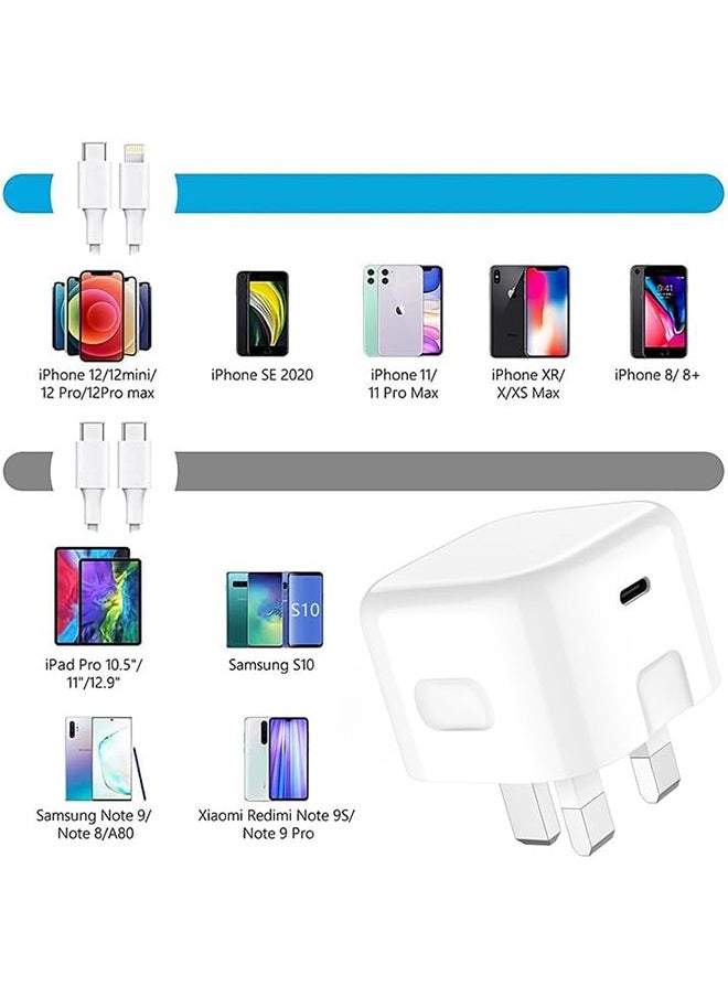 X-level iPhone 20W Fast Charger,USB C Wall Charger Adapter Phone Charger with USB C to Lightning Cable Compatible with iPhone 16/16 Pro/16 Pro Max/iPhone 15/15 Pro/15 Pro Max  - Image 5