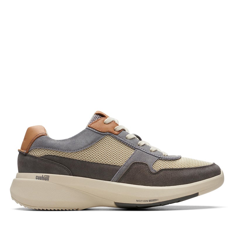 Clarks Collection Men's Lehman Race Oxford, Grey Combi, 7 Medium US
