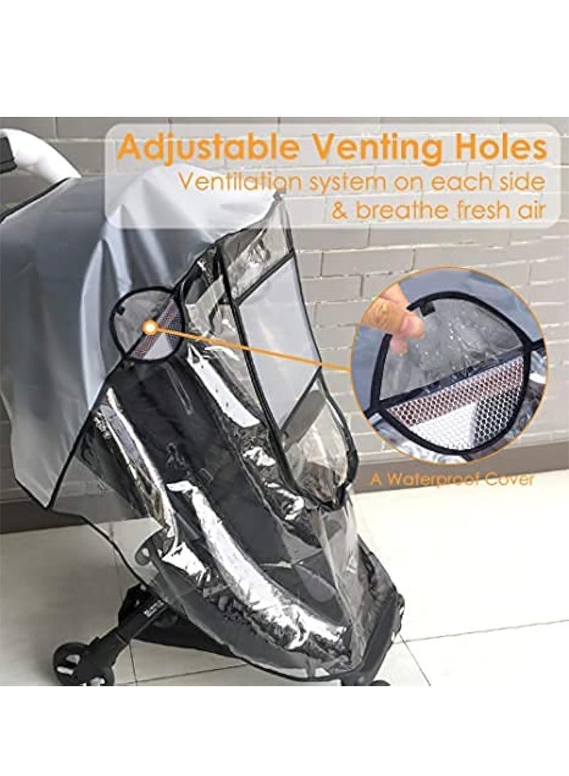 Beauenty Baby Stroller Accessories Universal Waterproof Rain Cover Wind Dust Shield - Image 5