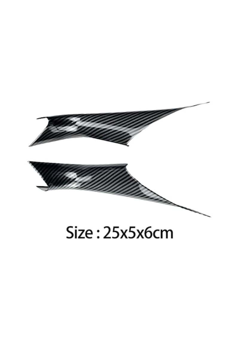 Inner Armrest Cover: Black Carbon Fiber - Left Right Fit for BMW G30 G38 2018 - Image 5
