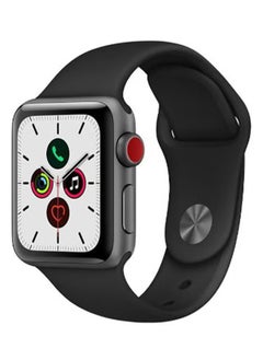PROMASS Solid Silicone Replacement Band For Apple Watch Series 5/4/3/2/1 Black  - Image 2