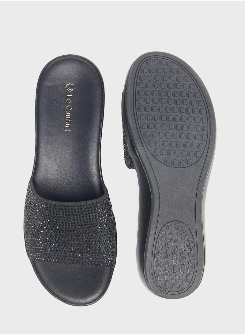 Le Confort One Strap Wedge Sandals