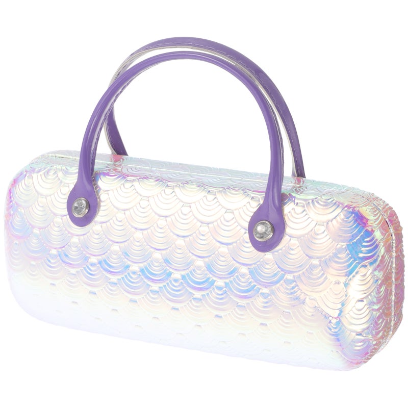 Sunglass Case Handheld Portable Eyeglasses Case Pu Leather Storage Case - Image 1