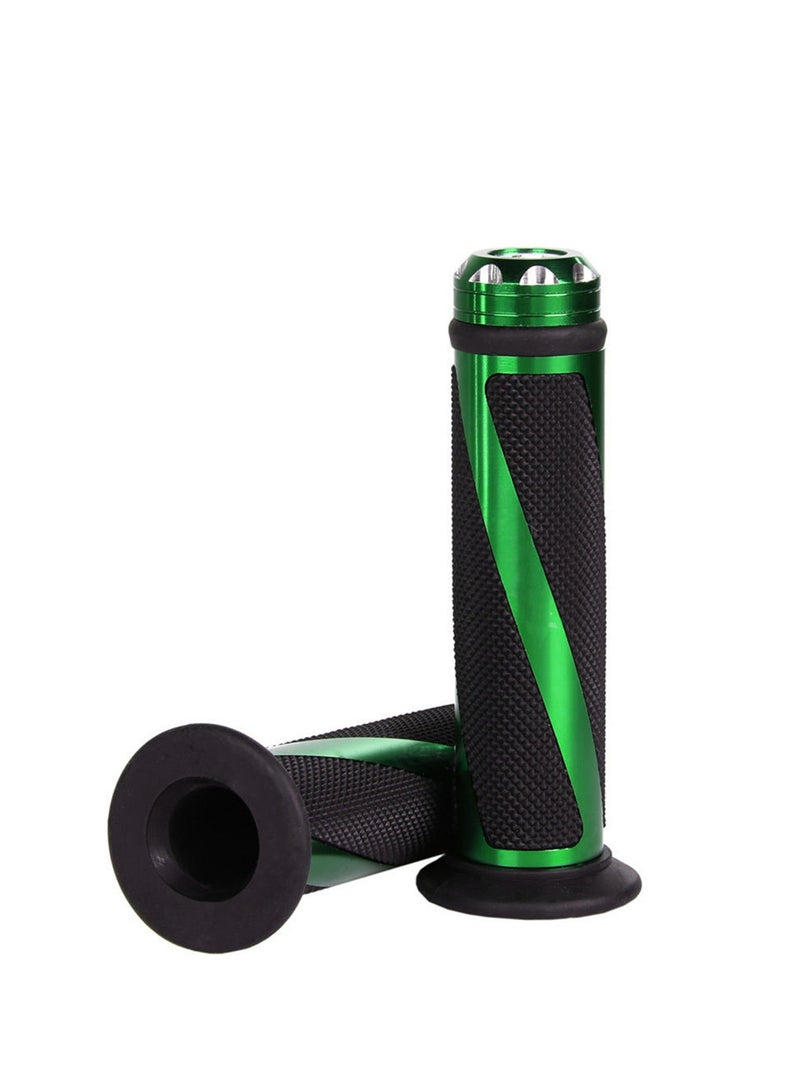 مقابض يدوية من الألومنيوم والمطاط بحجم 7/8 بوصة لمقاود الدراجات النارية الرياضية