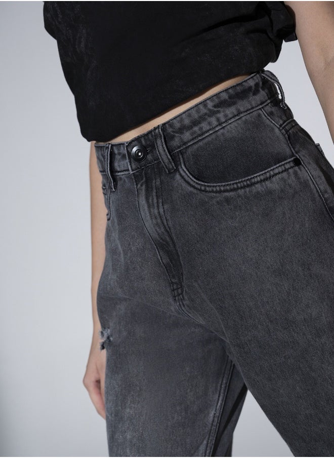 Hubberholme Grey Jeans For Women  - Image 3
