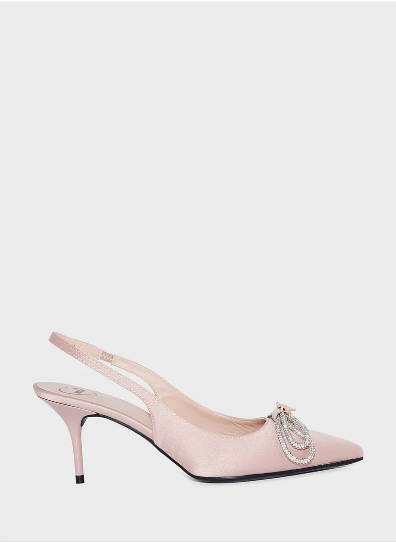 لوف موسكينو Pointed Toe High Heel Pumps
