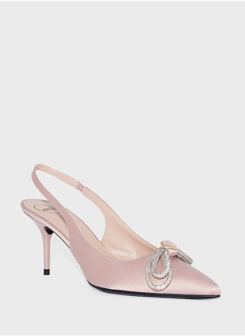 لوف موسكينو Pointed Toe High Heel Pumps