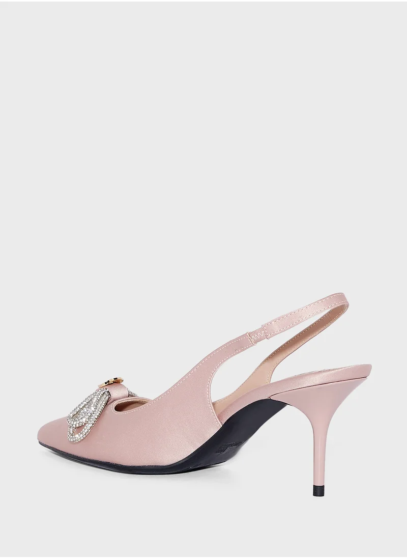 لوف موسكينو Pointed Toe High Heel Pumps