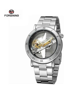 NIBEMINENT Men's Automatic Mechanical Watch - 36 mm Silver  - Image 5