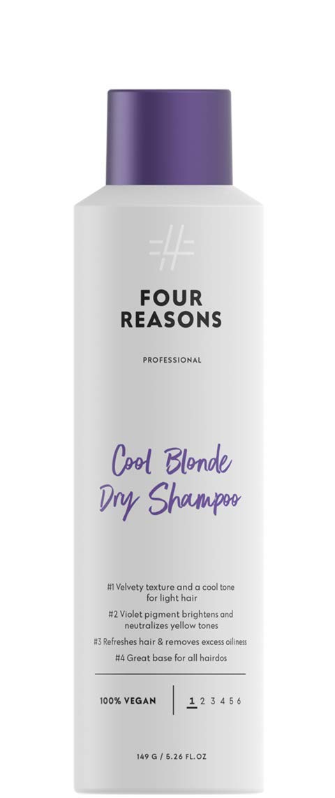 FOUR REASONS Cool Blonde Dry Shampoo for Blonde Hair  Vegan  Sulfate Free