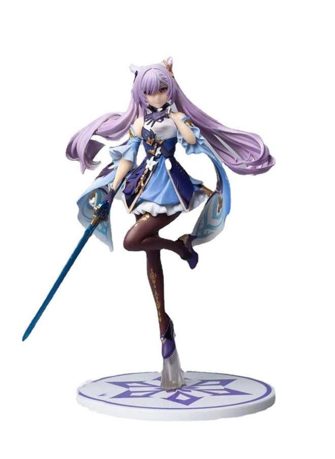 Generic - Genshin Impact KeQing 1/7 Figure Seven Stars of Liyue Game Character PVC Collection Model - Image 1