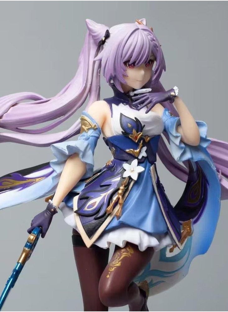 Generic - Genshin Impact KeQing 1/7 Figure Seven Stars of Liyue Game Character PVC Collection Model - Image 1